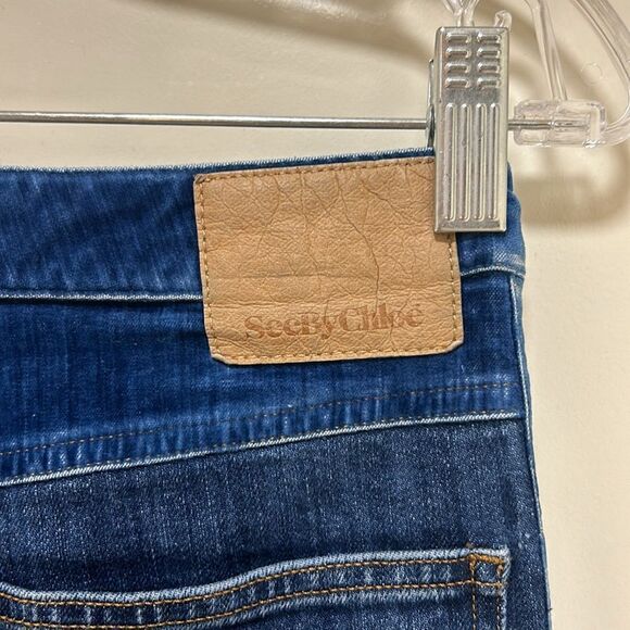 See By Chloe - High-Rise Flare Jeans With Velvet Accent - Size Unknown, 28? - Picture 11 of 15